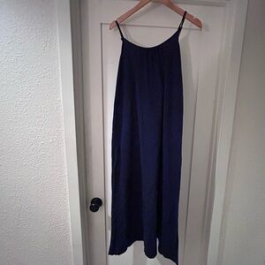 Z Supply Navy Blue Cotton Maxi Sundress